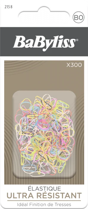 BaByliss Mini Hair Elastics Colours 300 stk v:2830753