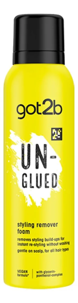 Schwarzkopf got2b Un-Glued Styling Remover Foam - 150 ml. v:2261530