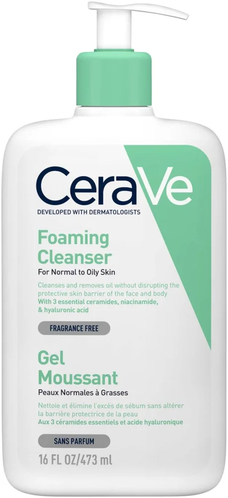 CeraVe Foaming cleanser 473 ml v:6016523 CeraVe Foaming cleanser 473 ml v:6016523