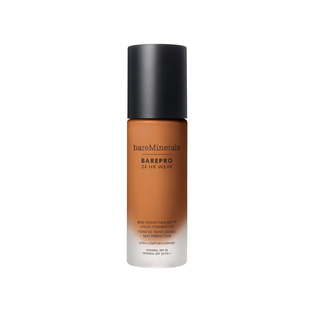BAREPRO 24HR Skin-Perfecting Matte Liquid Foundation SPF 20 Medium Deep 46 Warm – bareMinerals v:8923530