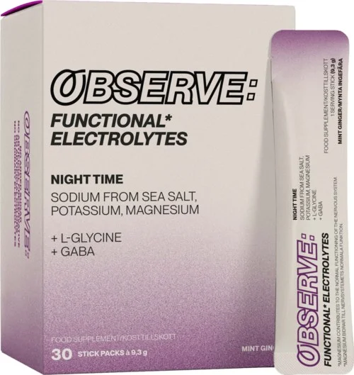 OBSERVE NIGHT TIME Mint Ginger 30 stk v:2610923 OBSERVE NIGHT TIME Mint Ginger 30 stk v:2610923