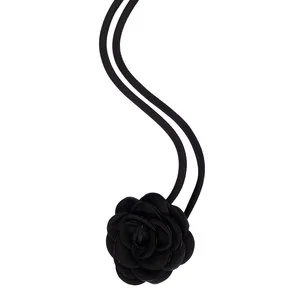 DARK Satin Rose Brooch Small Black v:5673061 DARK Satin Rose Brooch Small Black v:5673061