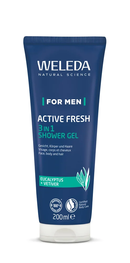 Active Fresh 3in1 Shower Gel 200 ml – Weleda v:7536437 Active Fresh 3in1 Shower Gel 200 ml – Weleda v:7536437