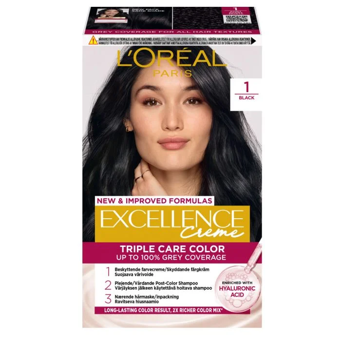 L'Oréal Paris Excellence Creme 1 Sort v:1549685