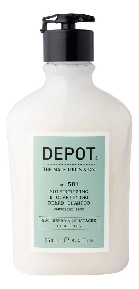 Depot 501 Moisturizing & Clarifying Beard Shampoo – 250 ml. v:4231236 Depot 501 Moisturizing & Clarifying Beard Shampoo – 250 ml. v:4231236