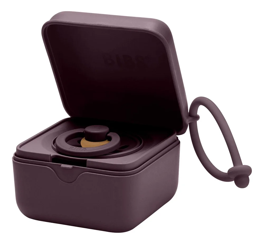 BIBS Pacifier Box Plum – 1 stk. v:6003484