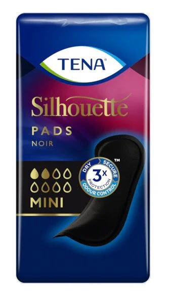 TENA Silhouette Noir Mini Inkontinensbind – 18 stk. v:5338630
