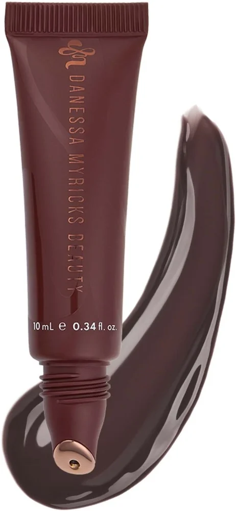 Danessa Myricks Beauty Glosswork 4D Ultra Shine Plumping Gloss Black Currant v:3007659