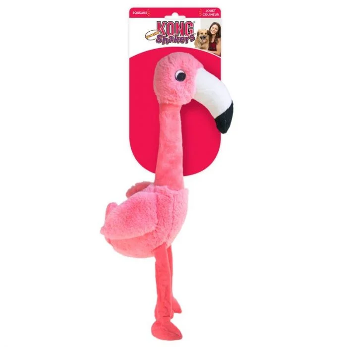 KONG Shakers Honkers Flamingo Hundeleke Rosa S v:1322962 KONG Shakers Honkers Flamingo Hundeleke Rosa S v:1322962