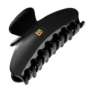 Balmain Cellulose Acetate Pince À Cheveux Medium Hairclip Black v:5189710