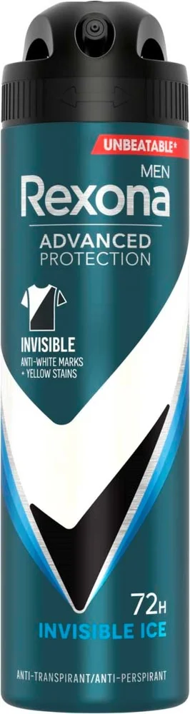 Rexona Men 72h Advanced Protection Invisible Ice spray 150 stk v:2771455