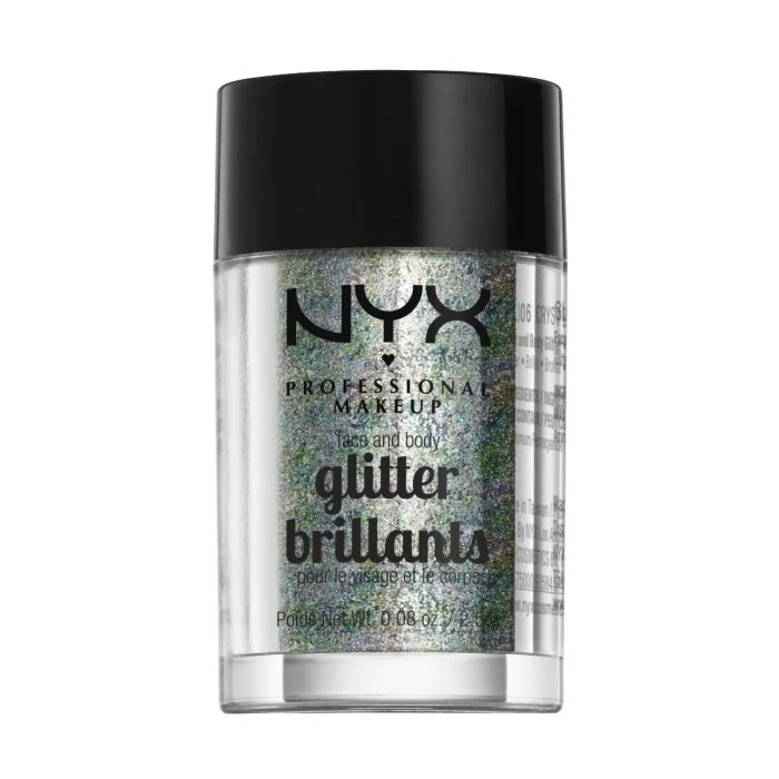 NYX Professional Makeup Face & Body Glitter Crystal 6 2,5 g v:4136721 NYX Professional Makeup Face & Body Glitter Crystal 6 2,5 g v:4136721