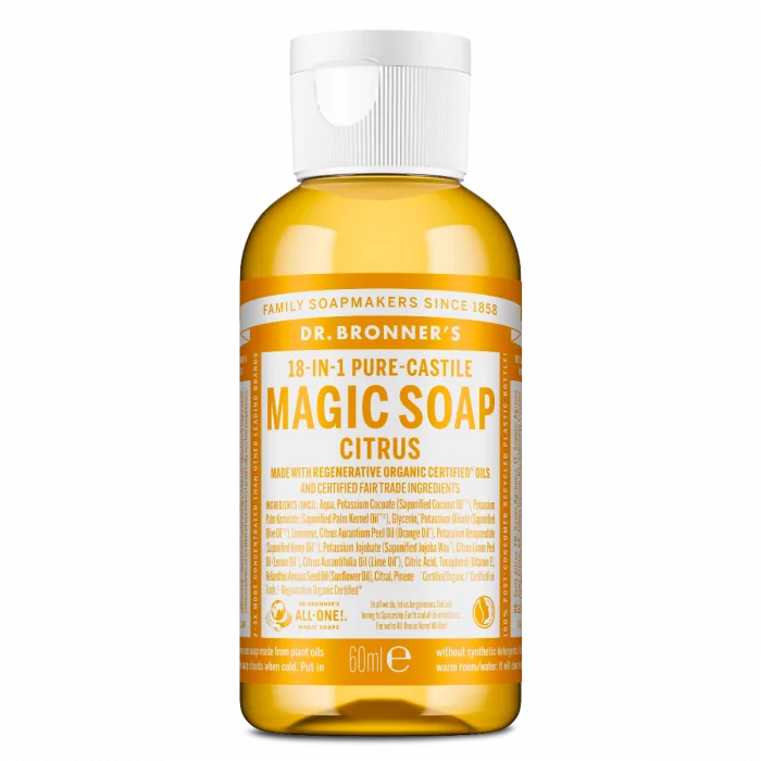 Dr. Bronner’s Magic Soap Citrus – flytende såpe med sitrus v:4255648