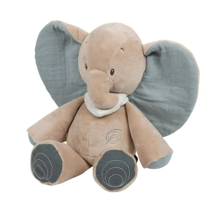 Nattou Axel & Luna kosedyr elefant beige/blågrå 1 stk v:8973960 Nattou Axel & Luna kosedyr elefant beige/blågrå 1 stk v:8973960