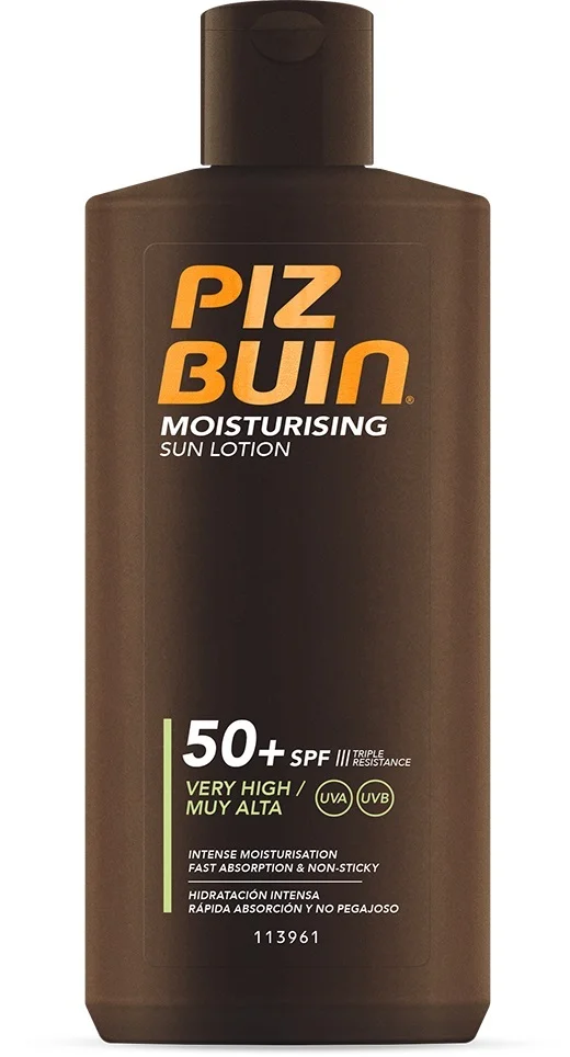 Piz Buin Moisturising Sun Lotion SPF50+ 200ml v:7213930 Piz Buin Moisturising Sun Lotion SPF50+ 200ml v:7213930