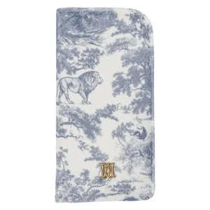 DARK Velvet Eyewear Case Counry Blue Savannah Pattern v:7519900