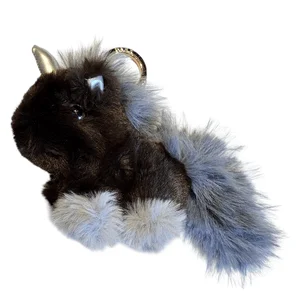 DARK Unicorn Bag Charm Chocolate Brown & Cool Blue v:8487599 DARK Unicorn Bag Charm Chocolate Brown & Cool Blue v:8487599