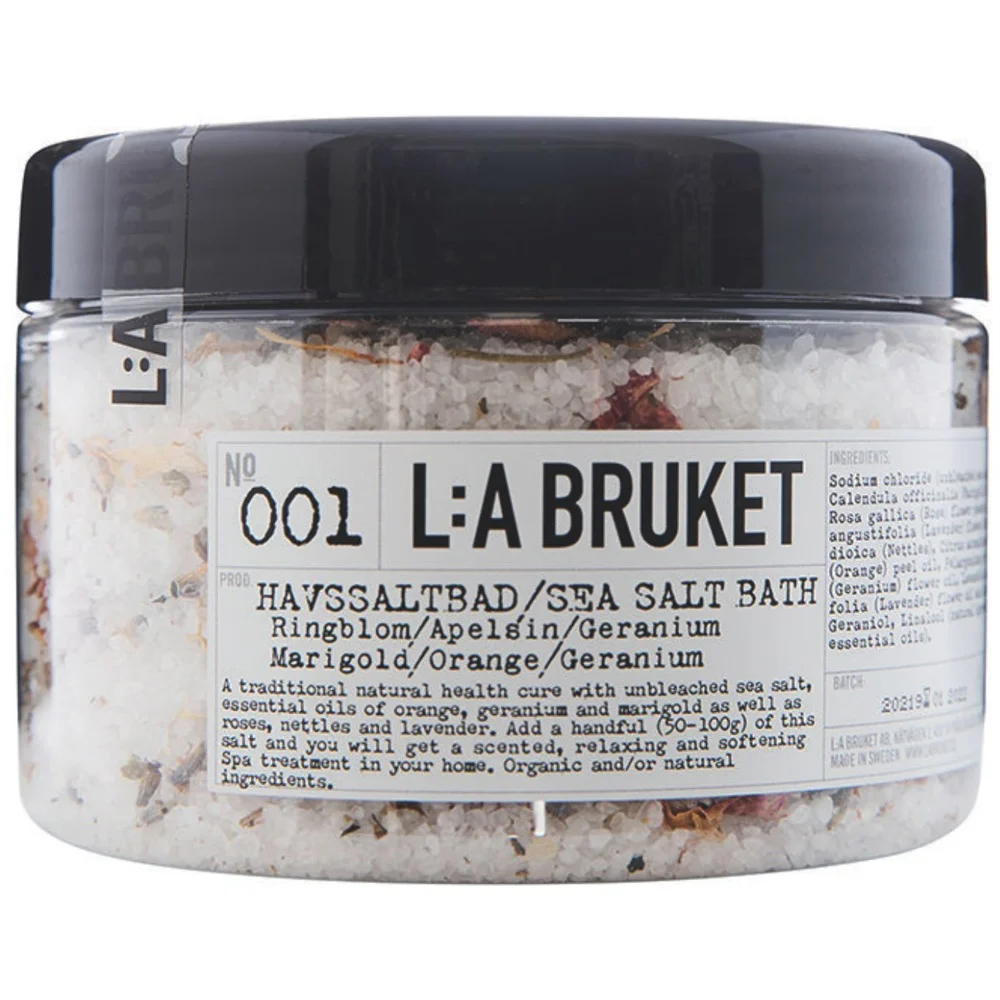 001 Sea Salt Bath Marigold and Orange and Geranium, 450g v:8014568