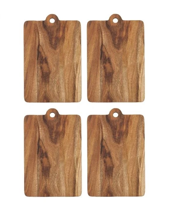 Nicolas Vahé Skjærebrett 20×13 cm 4 stk Natur v:3341400