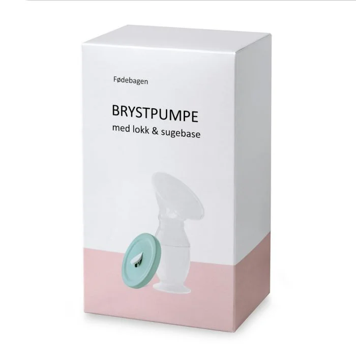 Fødebagen Silikonbrystpumpe m/sugebase og lokk v:8490734
