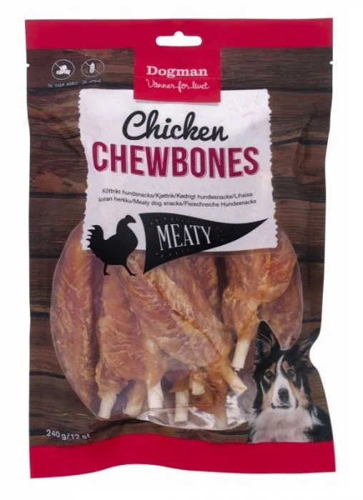 Dogman Chicken chewbones 12p S 12,5cm v:5785207