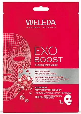 Weleda Exo Boost Glow Sheet Mask Pomegranate 20 ml v:5475447