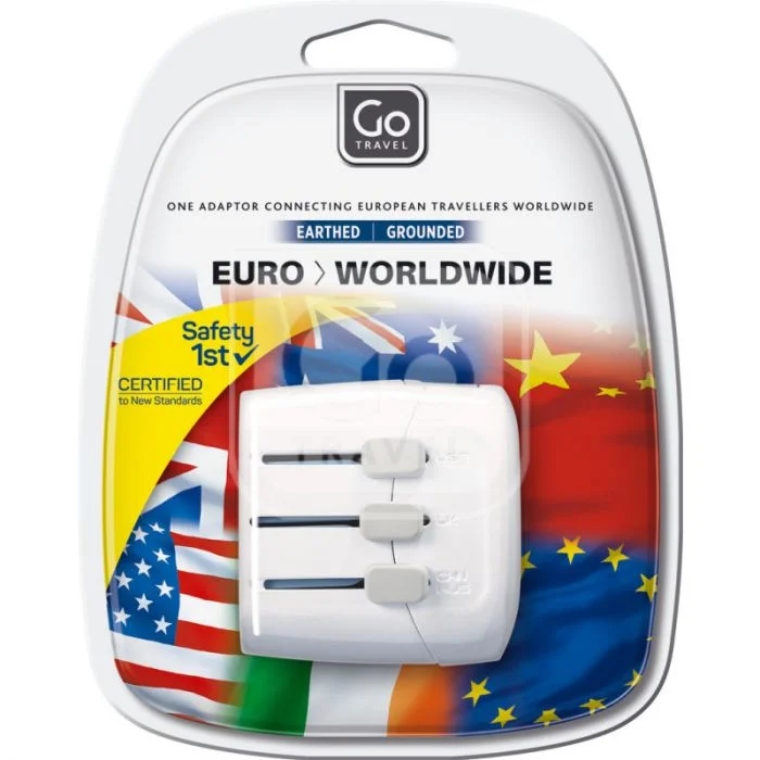 Go Travel Adapter WW, jordet, Go Travel 1 stk v:3108384