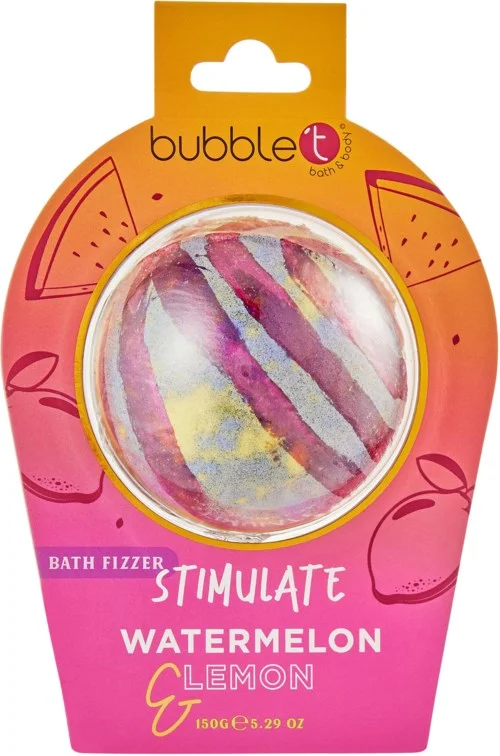 BubbleT Bath Fizzer Stimulate Watermelon & Lemon v:8259546