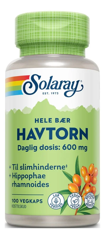 Solaray Havtorn - 100 kaps. v:1234340