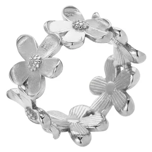 Sistie Camellia Ring Steel Size 50 v:4534796