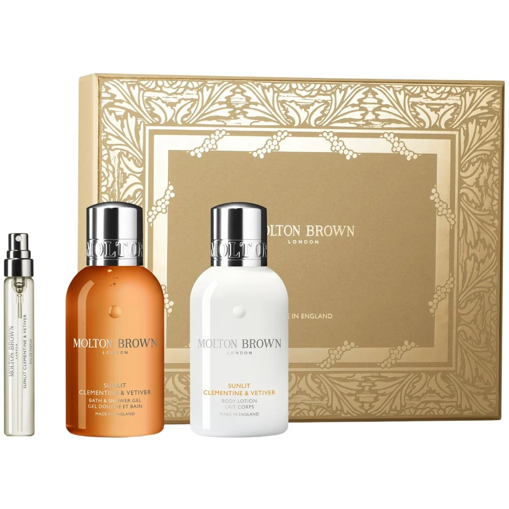Clementine & Vetiver Travel Gift Set, EdP 7,5ml + Shower Gel 100ml + Body Lotion 100ml v:4643763
