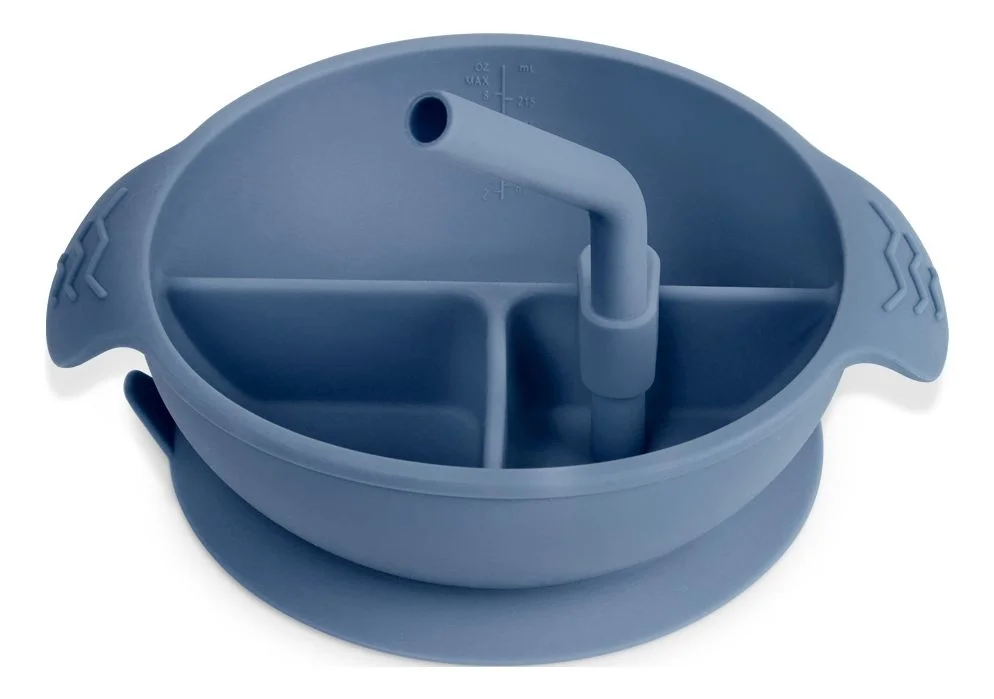Haakaa Silicone Divided Suction Bowl – Bluestone – 1 stk. v:4454229 Haakaa Silicone Divided Suction Bowl – Bluestone – 1 stk. v:4454229