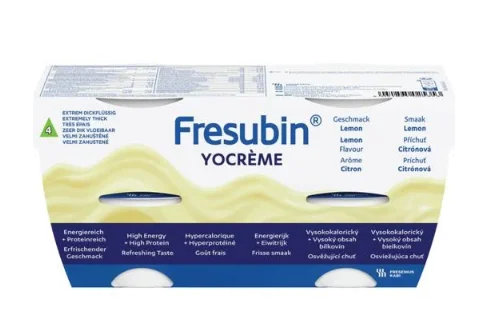 Fresubin YOcrème næringskrem sitron 4×125 ml v:7263647