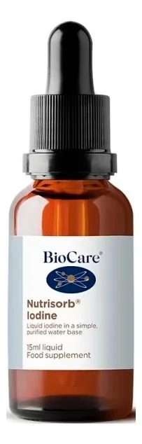 Biocare Iodine Nutrisorb® 15ml Dråper – 1 stk. v:4973282 Biocare Iodine Nutrisorb® 15ml Dråper – 1 stk. v:4973282