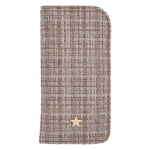 DARK Tweed Eyewear Case Warm Taupe v:5576683