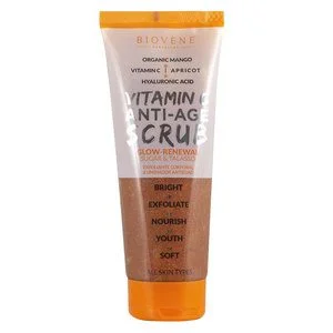 Biovène Vitamin C Anti-Age Scrub Glow Renewal Organic Mango Sugar & Talasso Body Exfoliator 250ml v:9009103
