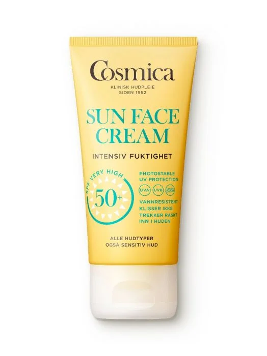 Cosmica Sun ansiktskrem SPF 50+ uten parfyme 50 ml v:3817548