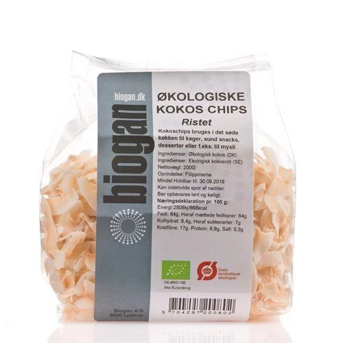 Biogan Kokoschips ristet Ø – 200 g v:7958416 Biogan Kokoschips ristet Ø – 200 g v:7958416