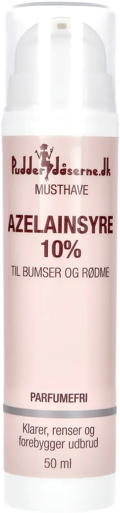 Pudderdåserne Azelainsyre 10% 50 ml v:6355516 Pudderdåserne Azelainsyre 10% 50 ml v:6355516