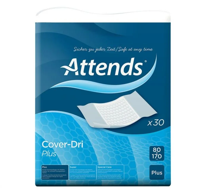 Attends Cover Dri Plus sengebeskyttelse 80×170 cm 30 stk v:9568541