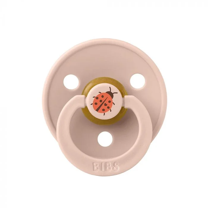 BIBS smokk Studio Colour Ladybug Latex Size 1 Blush 1 stk v:4283436