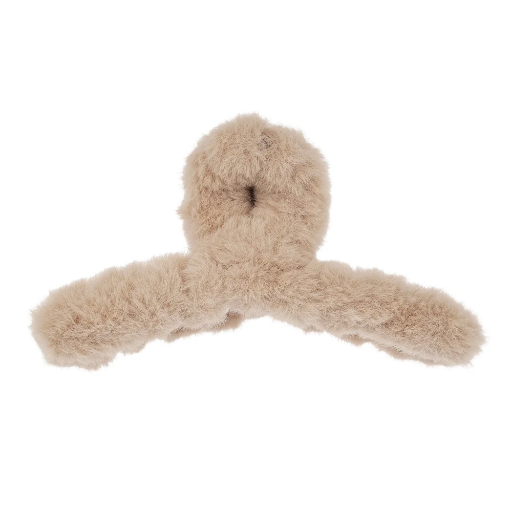 Bloom Hårklype Fluffy Beige, 11,5 cm v:5075381