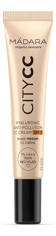 Mádara CityCC Hyaluronic CC Cream SPF15 Medium – 15 ml. v:8356983