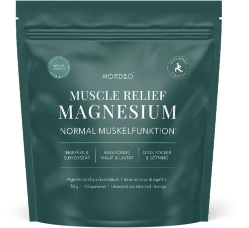 Nordbo Muscle Relief Instant Magnesium 150 g v:4681131 Nordbo Muscle Relief Instant Magnesium 150 g v:4681131