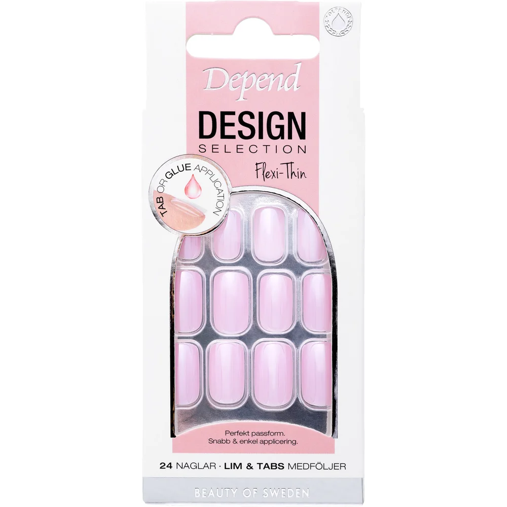 Design Selection Medium Square Artificial Nail Cherry Blossom – Depend v:4778025