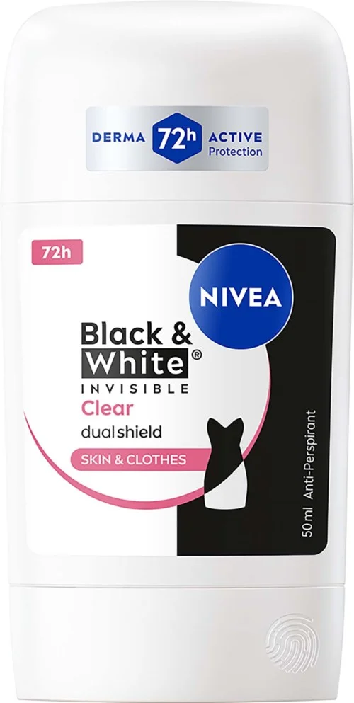 NIVEA Black & White Invisible Clear Stick 50 ml v:7298046 NIVEA Black & White Invisible Clear Stick 50 ml v:7298046