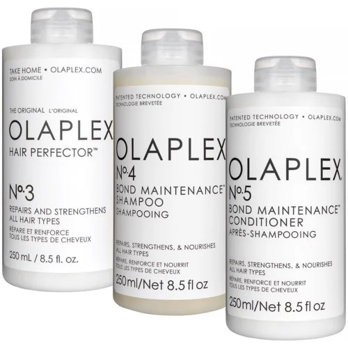 Olaplex Bond Maintenance Bundle No.4 Shampoo 250 ml & No.5 Conditioner 250 ml & No.3 250 ml v:8256530
