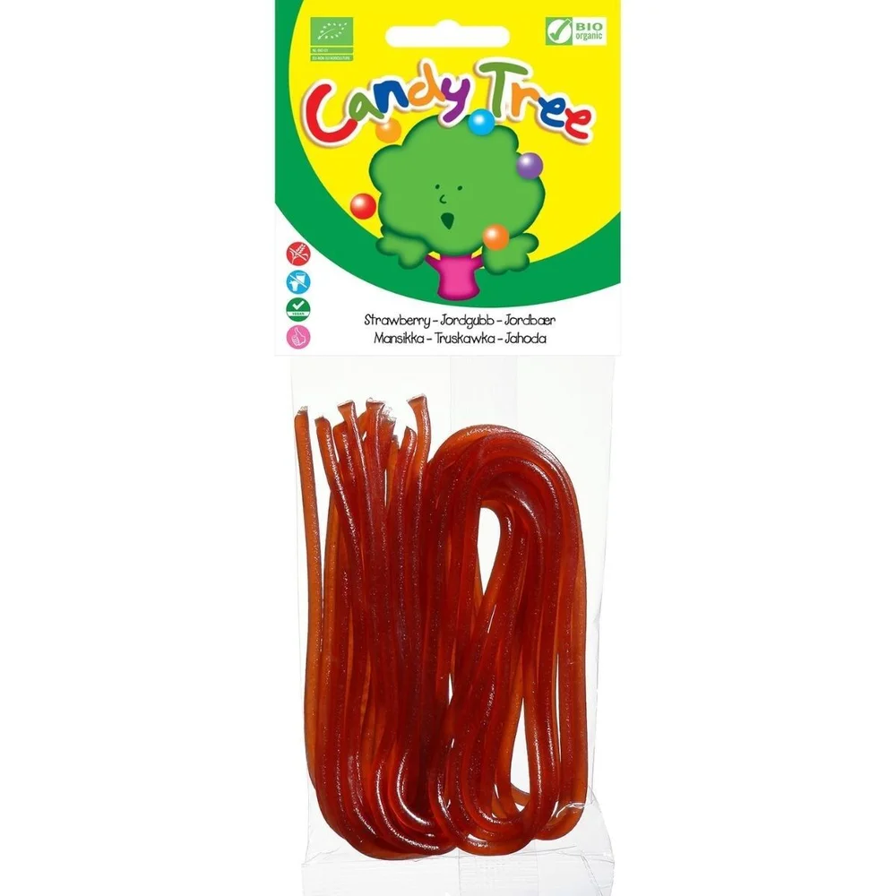 Candy Tree Snørebånd Jordbær Ø - 75 g. v:5512990