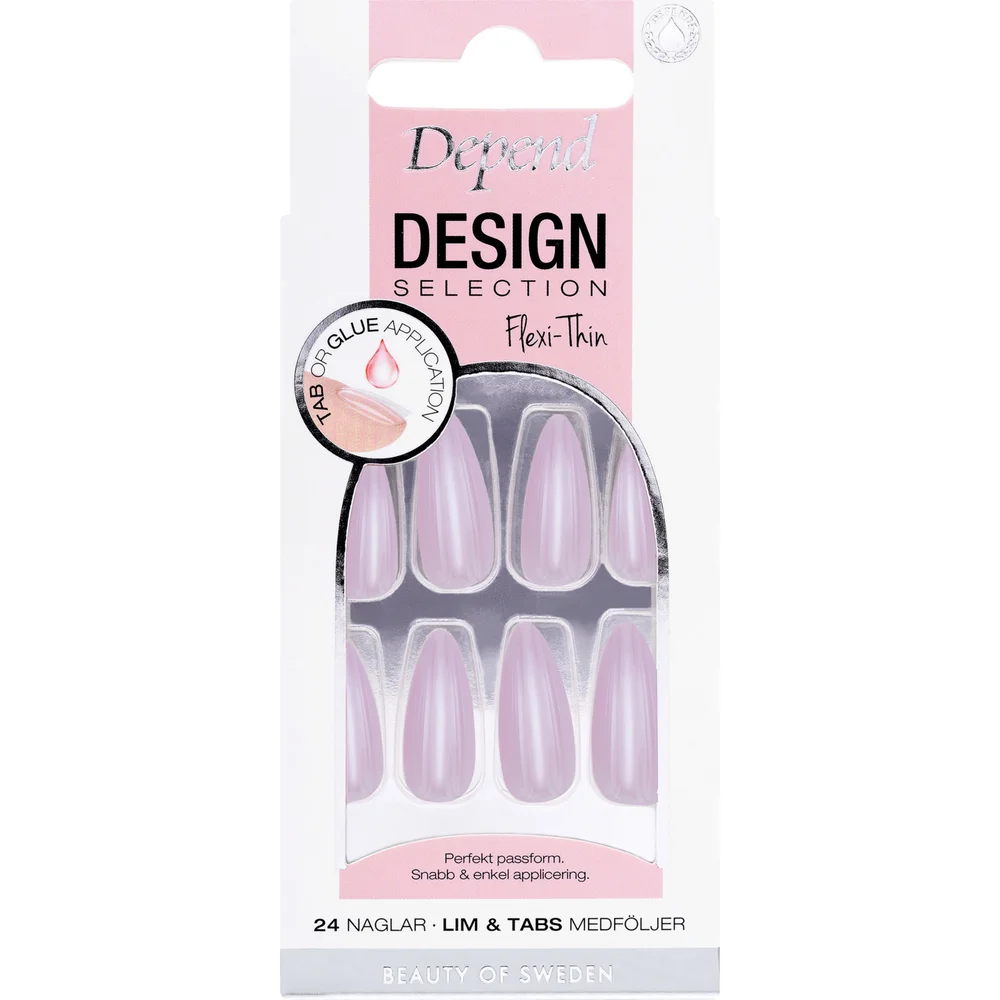 Design Selection Almond Artificial Nail Cherry Blossom – Depend v:4012704