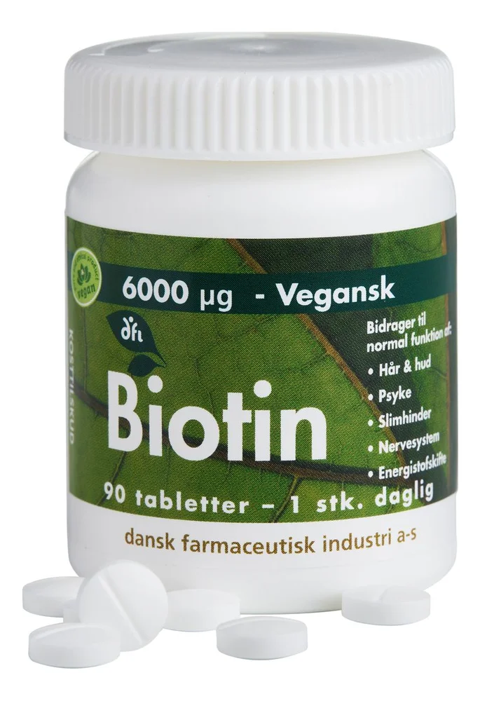 DFI Biotin 6000 mcg. – 90 tabletter v:3624729
